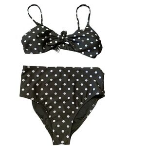 Aeropostale Black and White Bikini Size M